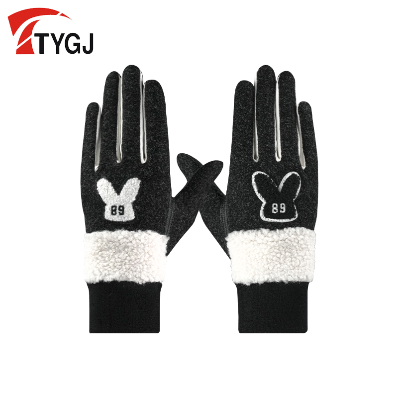 高尔夫手套女士冬季保暖防寒防滑