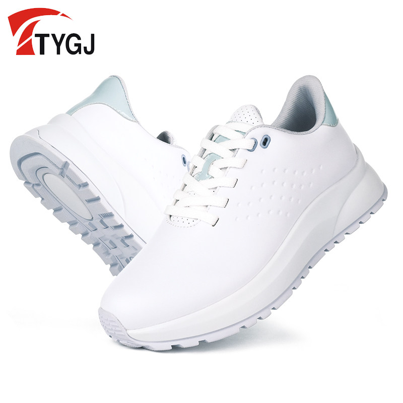 2025夏季高尔夫女士球鞋旋钮鞋带增高百搭厚底防滑防水轻便休闲鞋,运动/瑜伽/健身/球迷用品,高尔夫鞋,淘宝优惠券,粉丝福利购,淘宝优惠卷