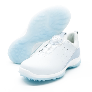 高尔夫球鞋女士防水透气旋转钮鞋带运动休闲轻便防滑固定鞋钉鞋子