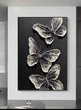 立体大芬村纯手绘客厅背景墙油画