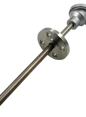 上海仪表 WRNN-436 固定法兰式耐磨热电偶 K分度 0-1100℃ 耐高温