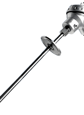 卡盘温度变送器sbwzp-428卫生型温度传感器8*200mm4-20mA卡盘50.5