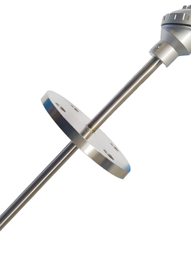 法兰式热电阻 SBWZP-430 温度变送器 PT100 4-20mA 0-300度 dn50