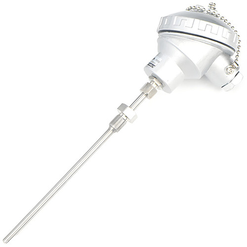 双支热电阻 wzpk2-236 pt100温度传感器 L=6*200mm 0-450℃ M12*1