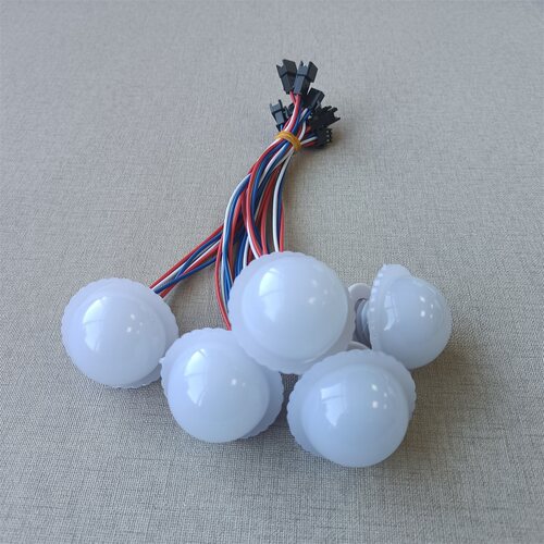 45毫米牙边乳白灯罩跑马灯全彩灯幻彩灯