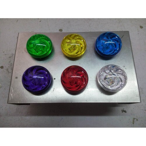 蘑菇灯 转马灯 连体防水灯 游乐设备灯 玩具车灯 游艺灯 60mm直径