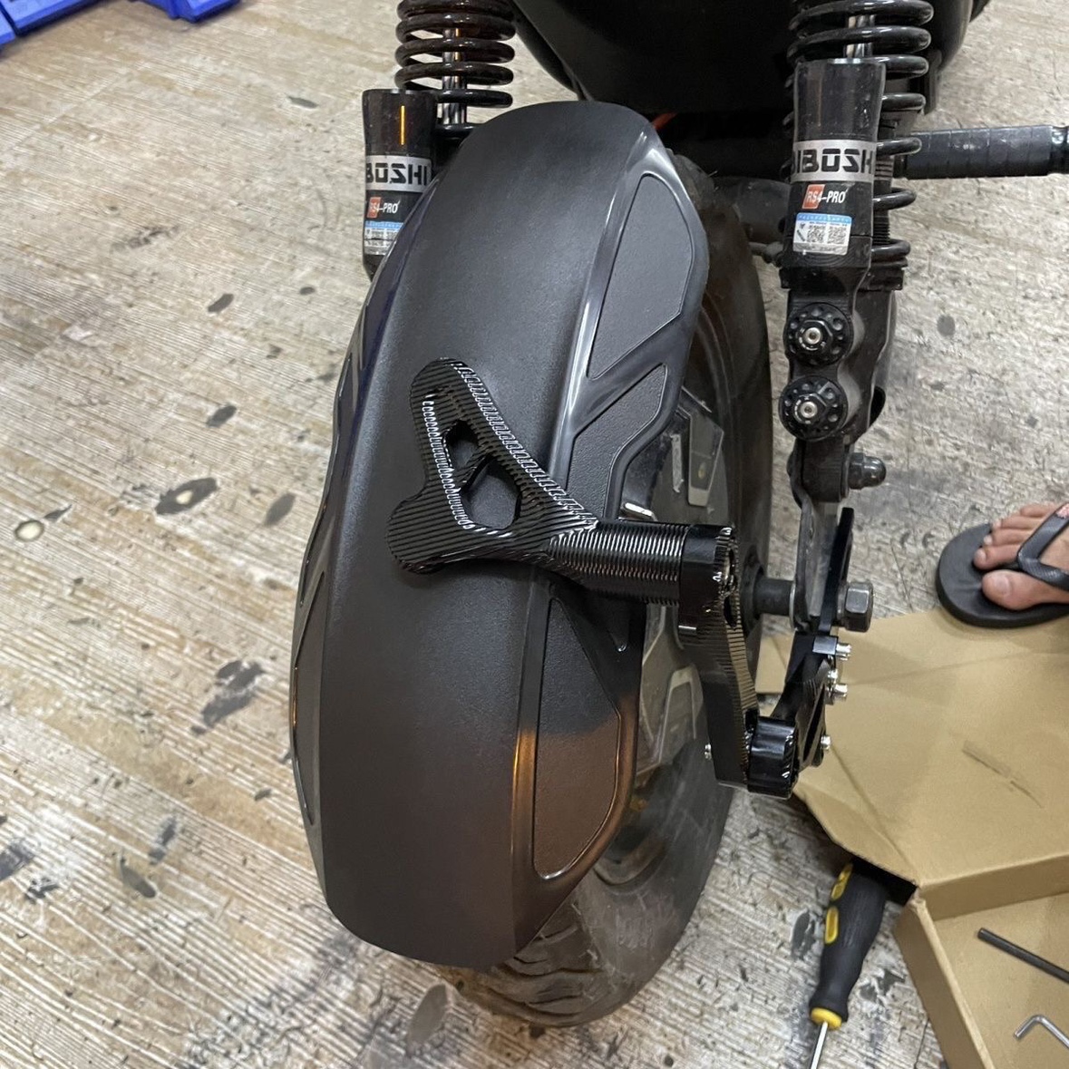 小牛后挡泥板改装N1SU+B