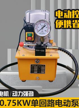 铜排加工机电动泵站液压冲孔切断折弯液压钳液压泵浦DYB-63A电动