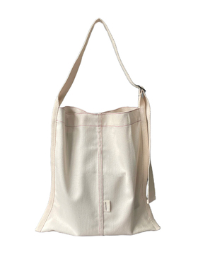 i botherme「假期漫游」麦米色 原创单肩托特包全棉可斜挎帆布包