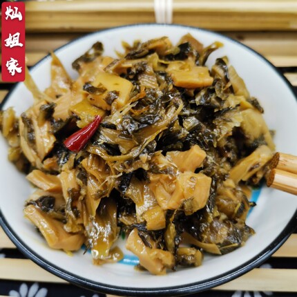 冬菜扁尖笋德清莫干山特产扁尖笋干300克李大师食品鲜香脆嫩配粥