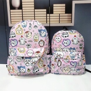2024新款chiikawa吉伊卡哇图案背包轻便防泼水学生书包可爱双肩包