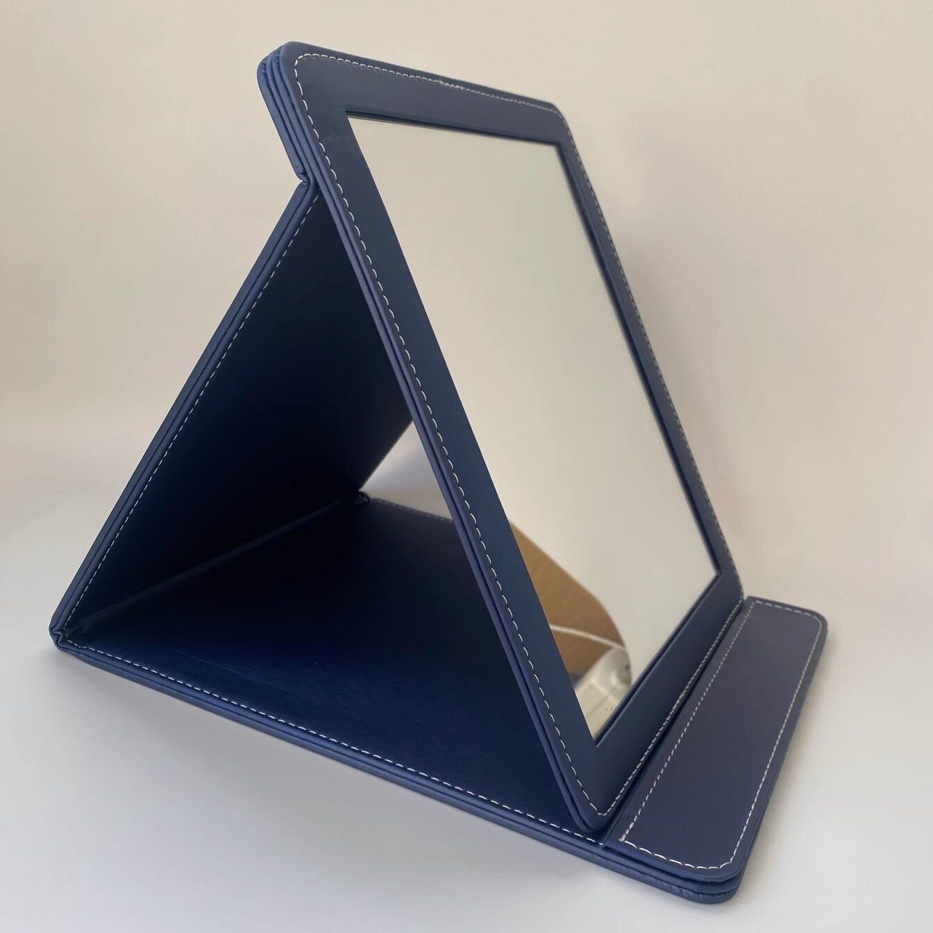 折叠皮镜珠宝店专用镜子眼镜柜台镜子金店看货镜高清化妆镜梳妆镜