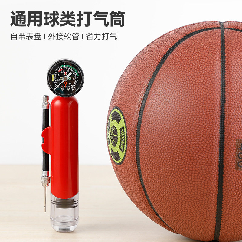 便携式通用球类打气筒带气压检测
