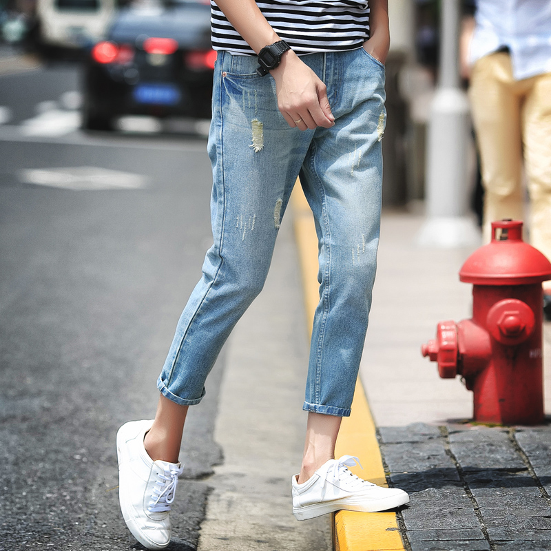 Jeans pour jeunesse Sarouel en coton pour été - Ref 1462605 Image 4