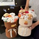 线条小狗玩偶花束男生日礼物女生闺蜜可爱创意送女友男友卡通公仔