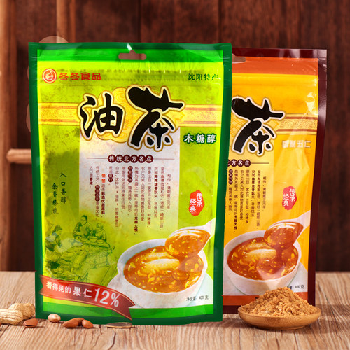 东北特产老式甜味油茶面无蔗糖