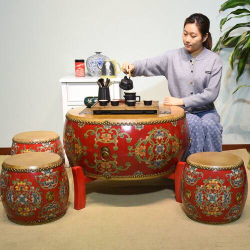 爱立德圆形茶几鼓桌批发零售清仓