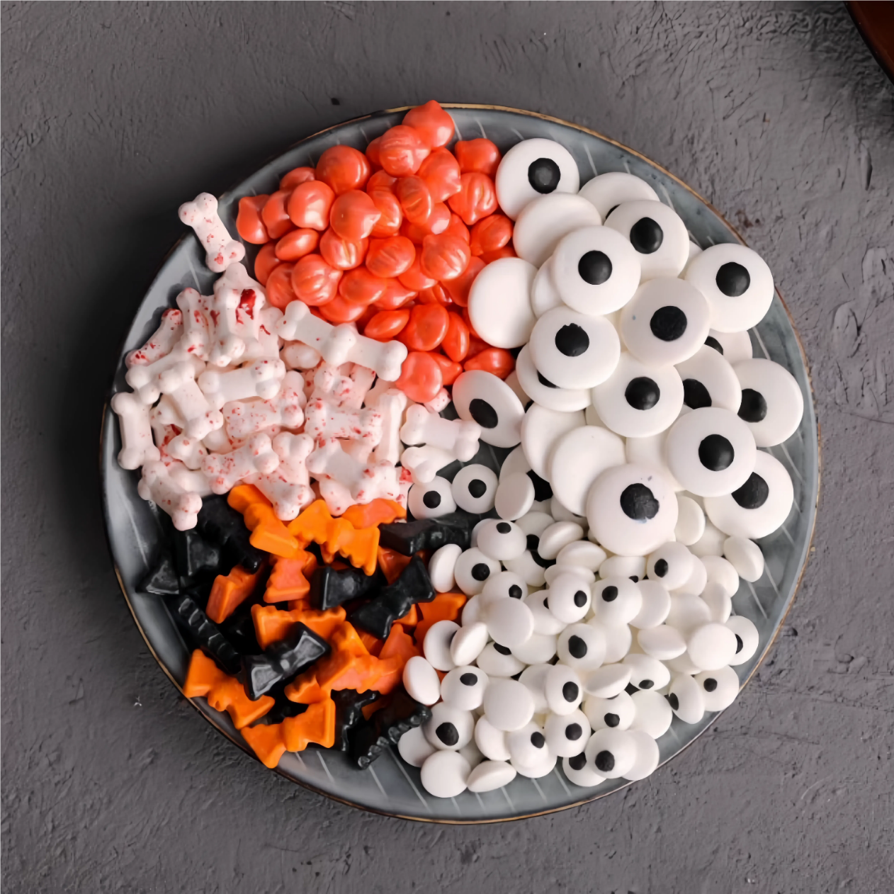 万圣节蛋糕装饰糖珠巧克力眼睛小怪兽眼珠糖果冰淇淋甜品烘焙点缀