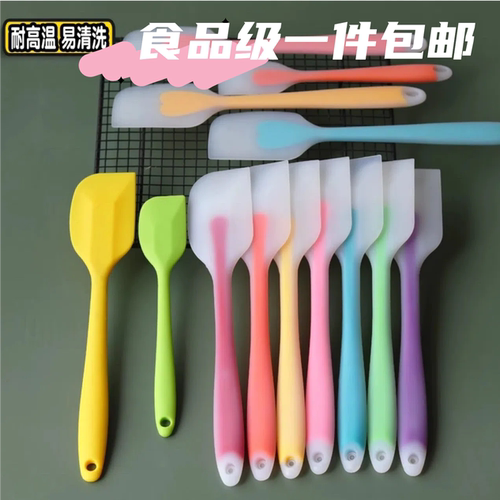 耐高温大号一体式刮刀硅胶蛋糕