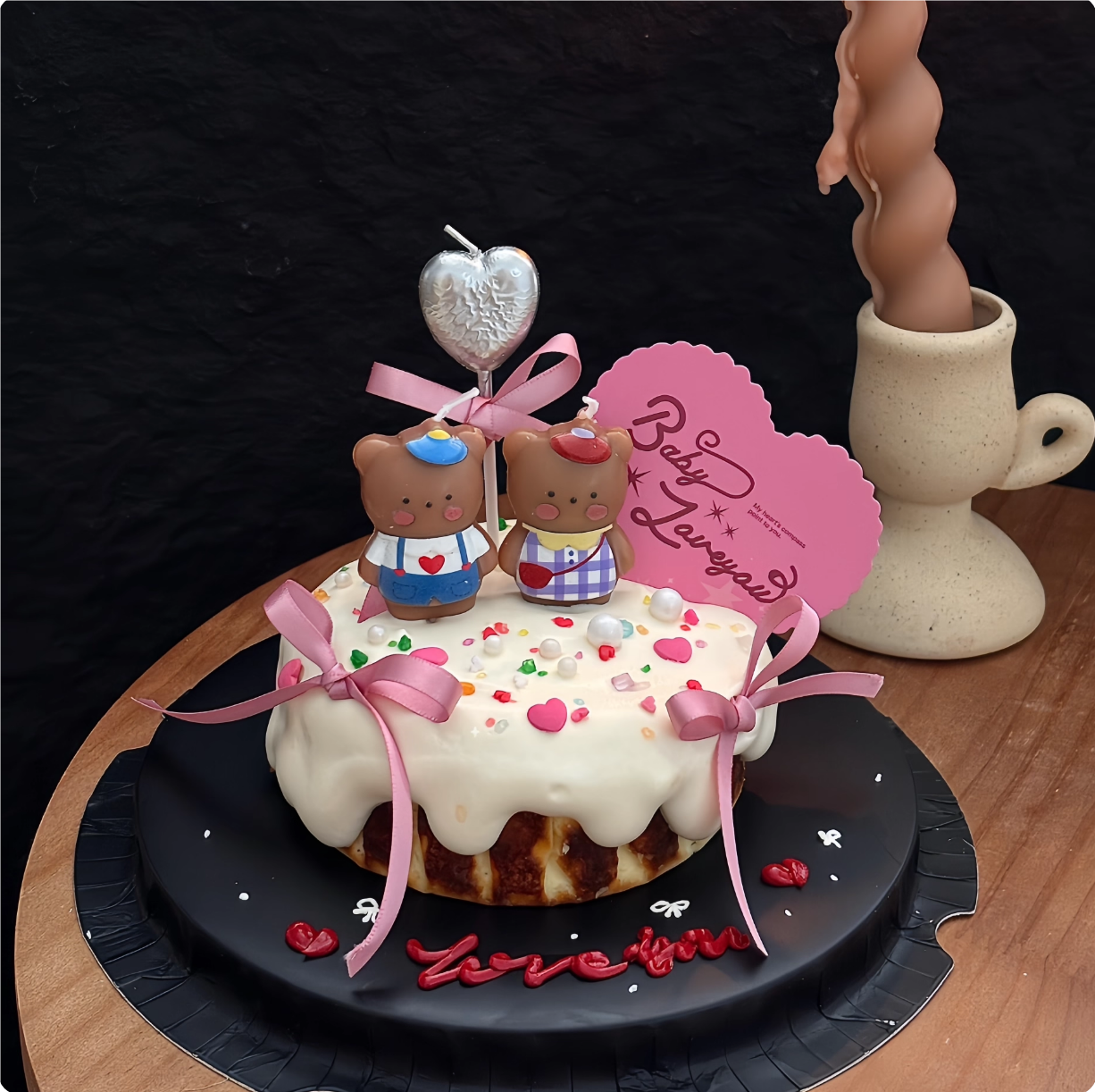 214情人节格子背带小熊蜡烛蛋糕装饰摆件西服礼服小熊蜡烛插件,节庆用品/礼品,节日装扮用品,淘宝优惠券,粉丝福利购,淘宝优惠卷