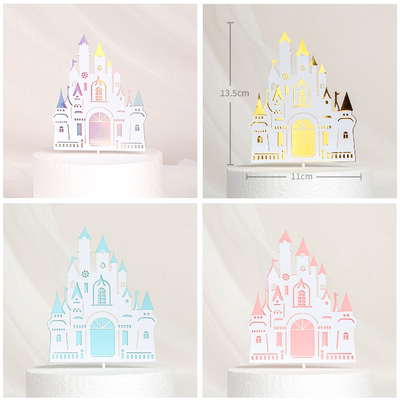 城堡摩天轮气球甜品台生日蛋糕