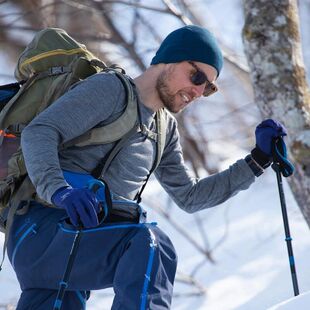 100%美利奴羊毛长袖T恤 速干透气排汗保暖防晒抗菌运动跑步户外