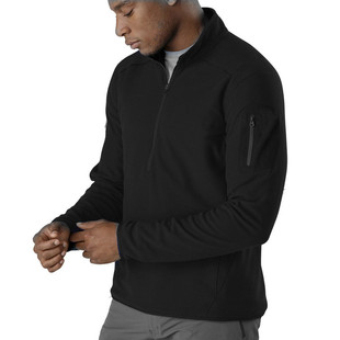 秋冬P100套头保暖抓绒衣 轻量速干户外登山滑雪半拉链立领套头衫