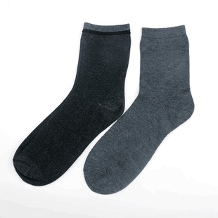 四季男女通用美利奴羊毛袜 舒适保暖透气排汗抑菌防臭纯色袜子