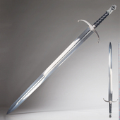 权力 游戏长爪剑冰与火之歌冰原狼剑琼恩雪诺cos武器道具未开刃