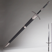 魔戒指环王剑精灵王剑戒灵安格玛巫王剑阿拉贡圣剑COS道具未开刃