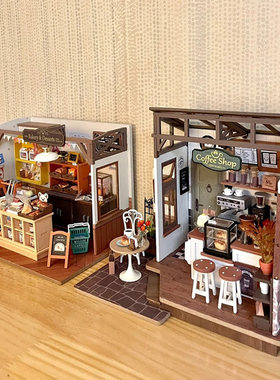 若态娃娃屋diy小屋手工小房子