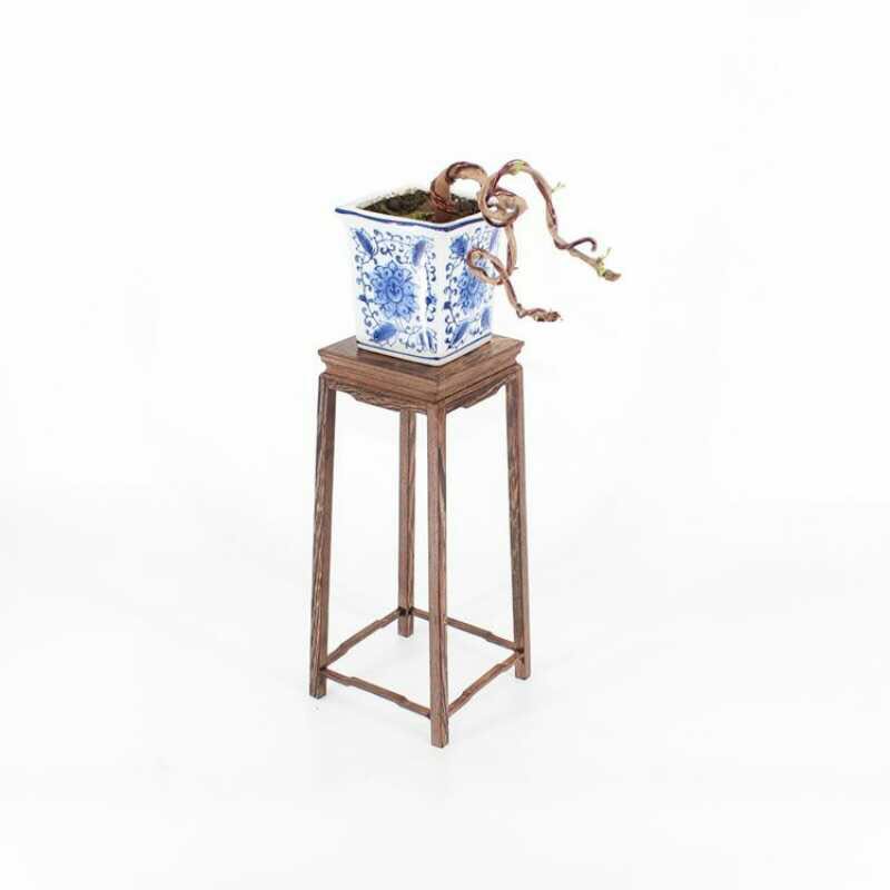 实木桌面小花架办公室客厅迷你置物架盆栽架多肉植物架盆景架包邮