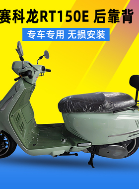适用于赛科龙RT150E后靠背SR150T-3改装后座腰靠带人靠垫配件
