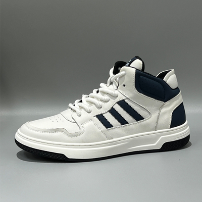 高帮板鞋男款2025新款透气厚底