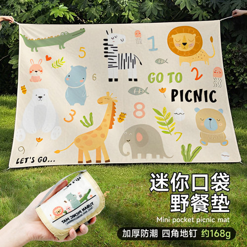 户外野餐垫便携迷你防水防潮露营