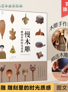 我的手作生活 慢木雕雕刻里的时光质感 木雕基础技法手工艺 初学入门零基础木匠木工书雕刻教材全书 木雕工艺教程DIY手工大全图书