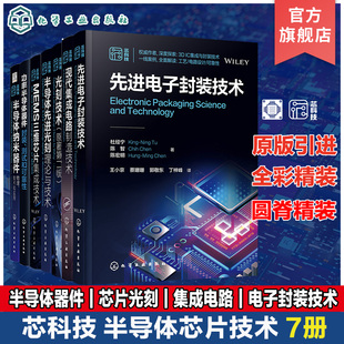 7册 技术 光刻理论与技术 MEMS三维芯片 电子封装 半导体纳米器件 现代集成电路制造技术 测试可靠性 功率半导体器件封装 光刻技术