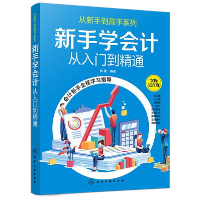 从新手到高手系列 新手学会计从入门到精通 陈晟 零基础学会计建账报账查账结账会计业务实操财会基础财务报表会计报表编制分析书