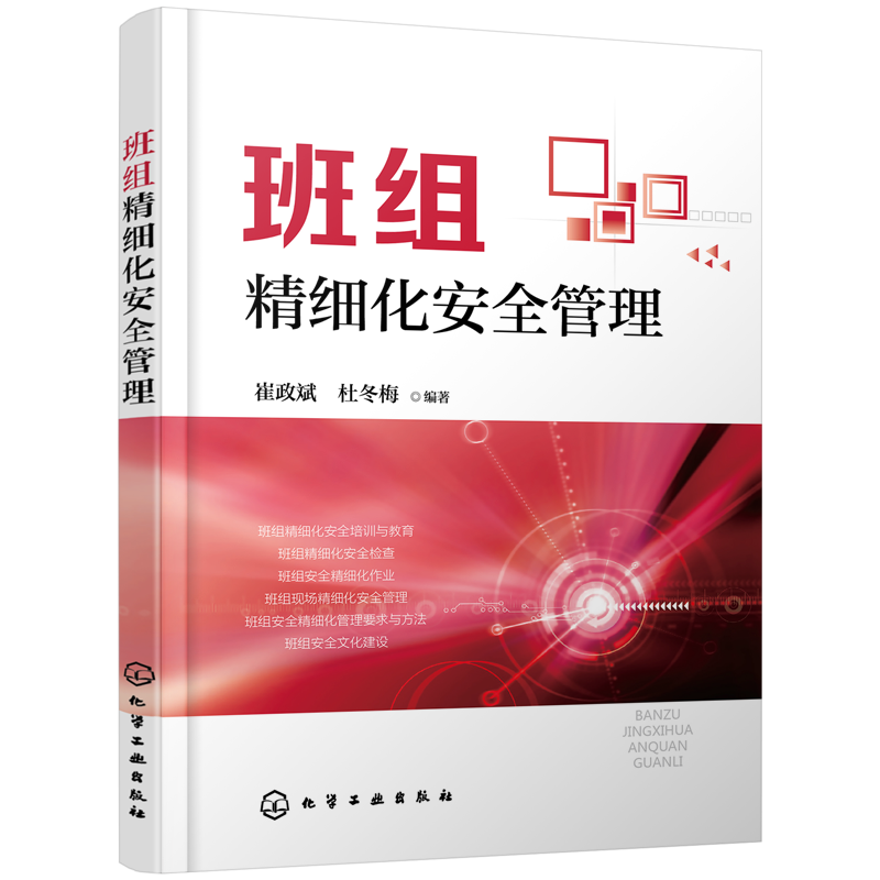 班组精细化安全管理  班组安全精细化管理要求与方法 班组安全文化建设 企业班组长班组员工参考 企业各j管理者参考书籍