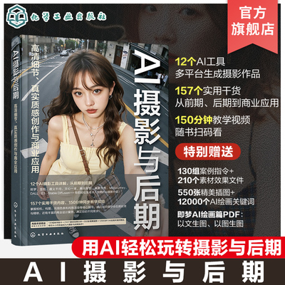 AI摄影与后期 清细节 真实质感创作与商业应用 剪映豆包Midjourney StableDiffusion等多平台生成AI摄影作品 AI摄影AI绘画AI创作