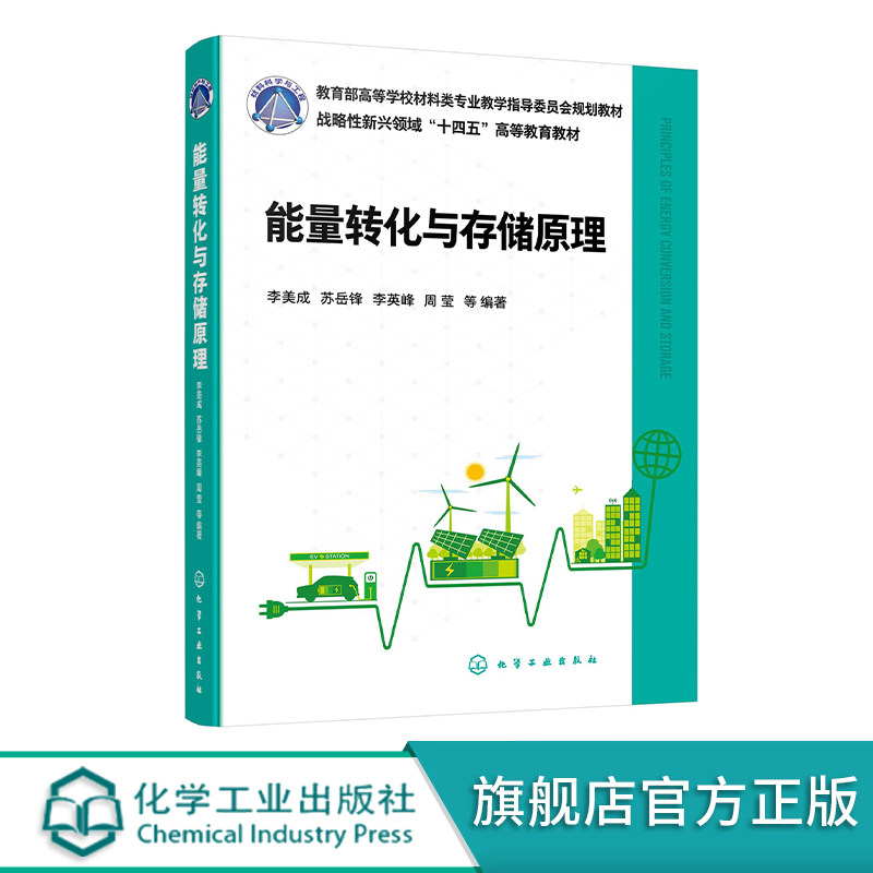 能量转化与存储原理 李美成 光能转化原理与过程 热能转化原理与过程 化学能转化原理与过程 高等院校新能源科学工程等专业参考书