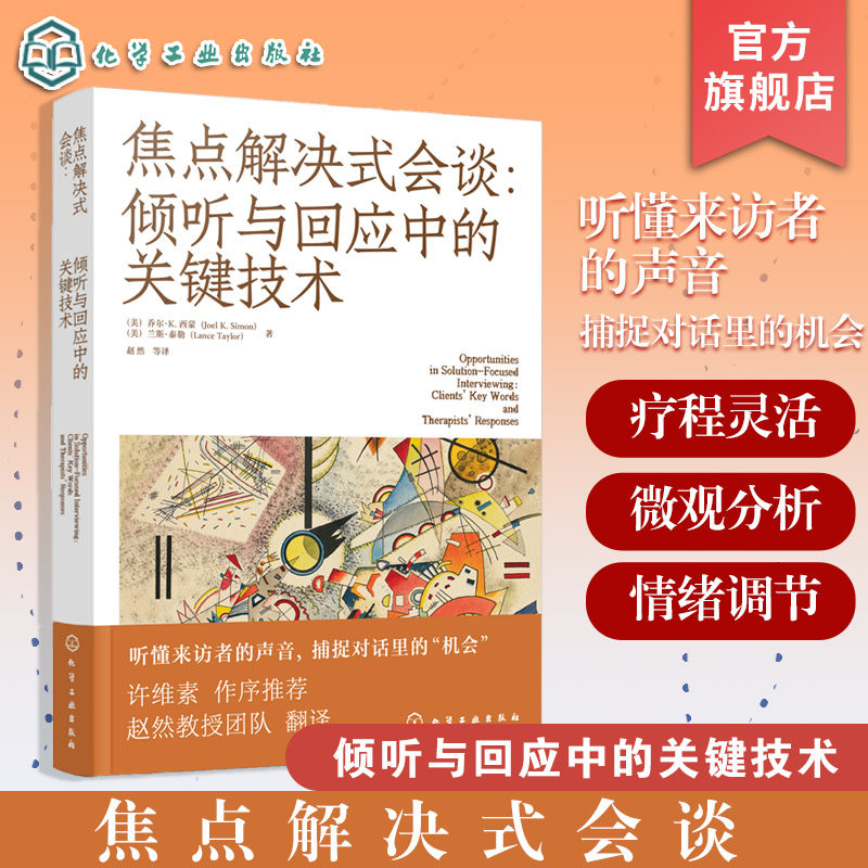 焦点解决式会谈 倾听与回应中的关键技术 焦点解决短程治疗参考书 焦点解决短程治疗的工具和地图 微观分析和机会点 心理学书籍