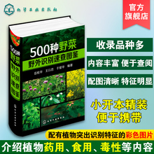 生活常识中草药有毒植物识别图集 中医草药材识别图大全 自然科学植物学图书籍 野菜识别特征实用方法 500种野菜野外识别速查图鉴