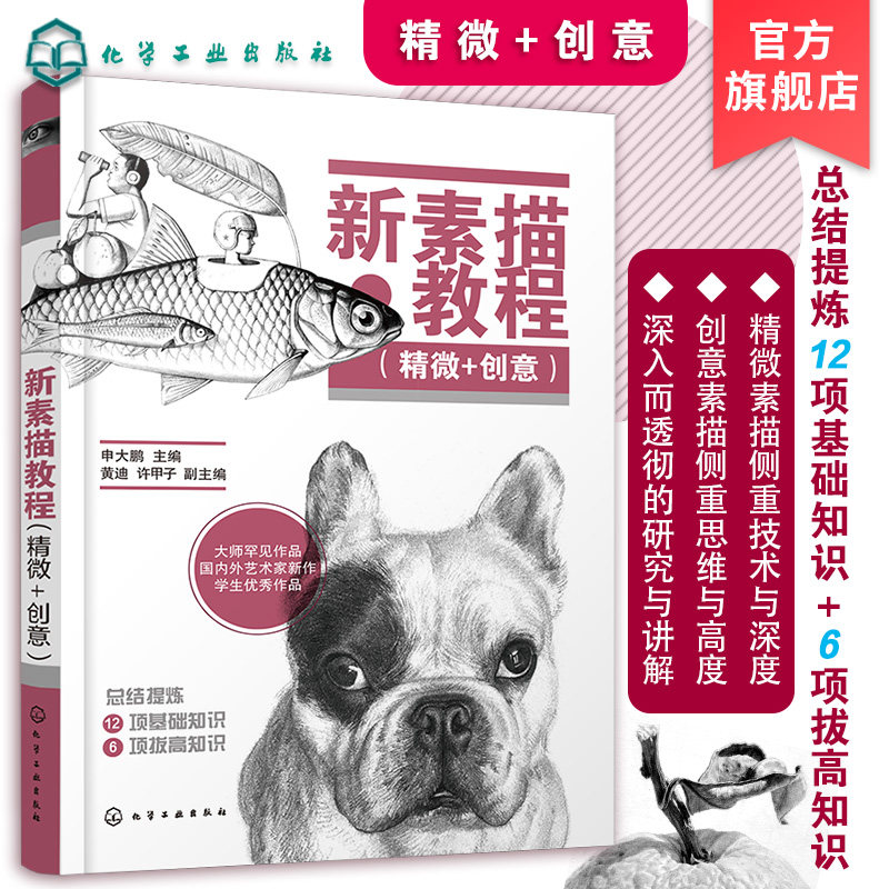 新素描教程 精微 创意 精微素描 创意素描 精微素描技术与深度 创意