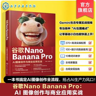 谷歌Nano Banana Pro AI图像创作与商业应用实战 人工智能AI绘画教程书籍 深度解析AI图像生成技术 行业应用解决方案实战操作指南