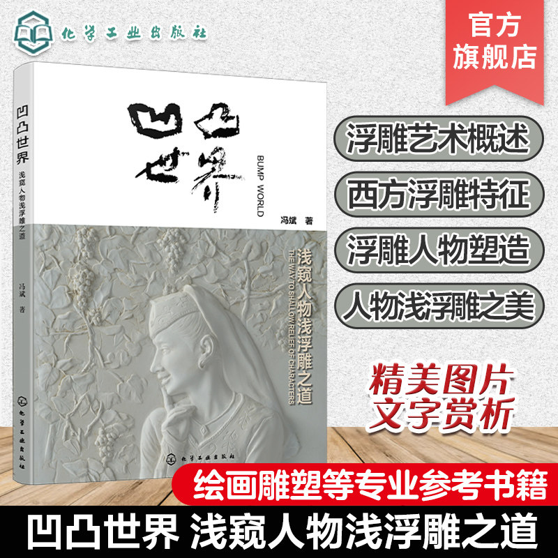 凹凸世界 浅窥人物浅浮雕之道 冯斌 人物浅浮雕表现与审美理论与技法 雕塑艺术中人物造型表现 艺术设计院校绘画 雕塑等专业参考书