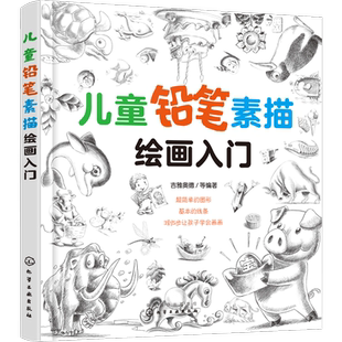 儿童铅笔素描绘画入门 3-6-12岁儿童铅笔素描绘画入门 少儿简笔画美术培训 幼儿园小学生学画画书入门零基础自学教材初学者启蒙