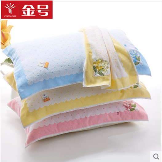 金号专柜正品刺绣柔软细腻纯棉花