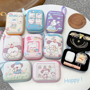 充电器数码收纳包耳机数据线原创卡通ccd相机电源硬盘便携整理盒