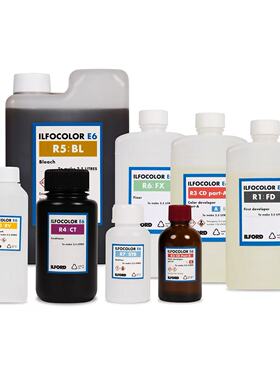 依尔福ILFORD ILFOCOLOR E6/CR56 彩色正片反转片冲洗套药七步